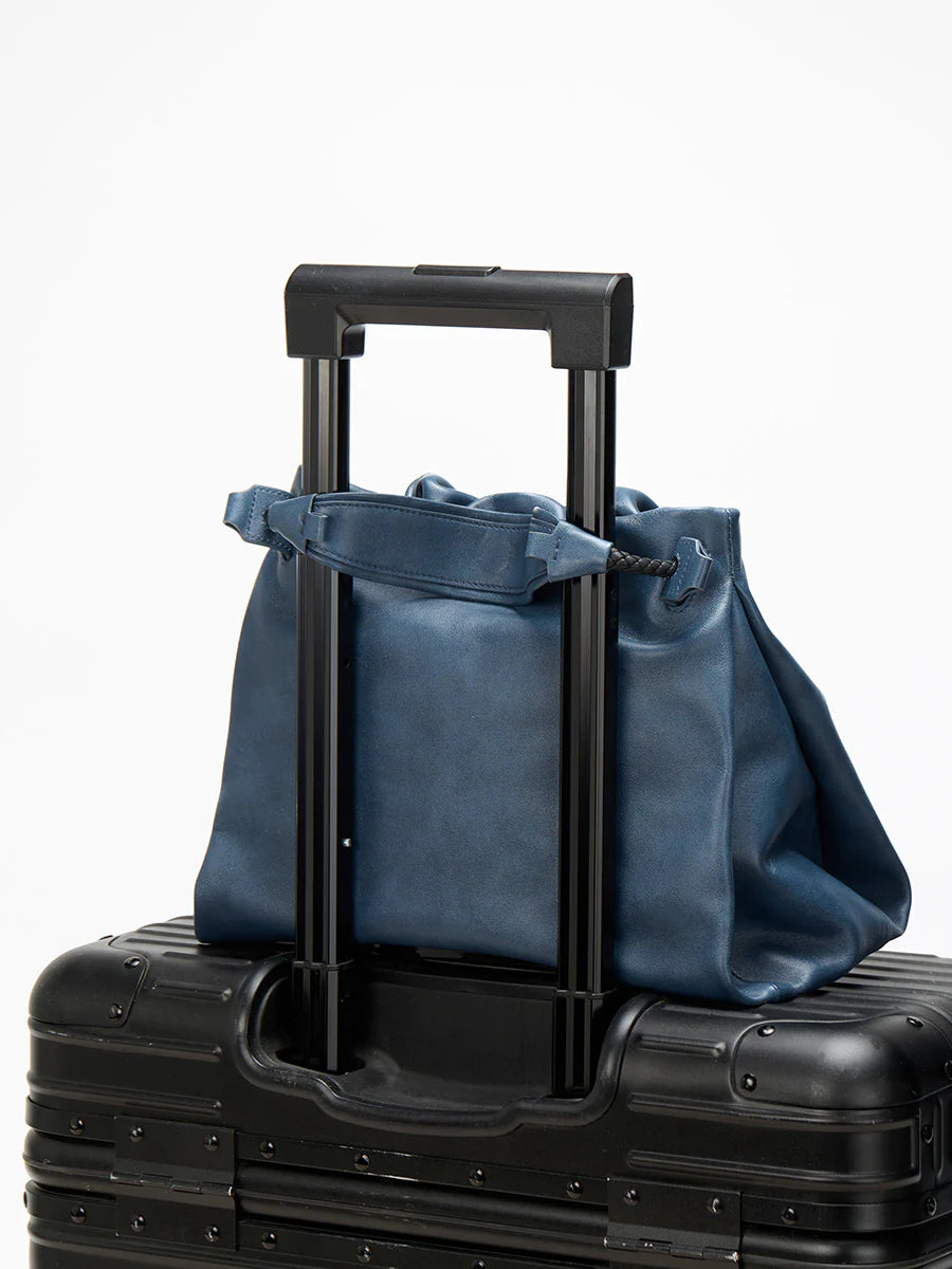 Küçük Gather Çanta Seti – Lacivert (Kontrast Ton)