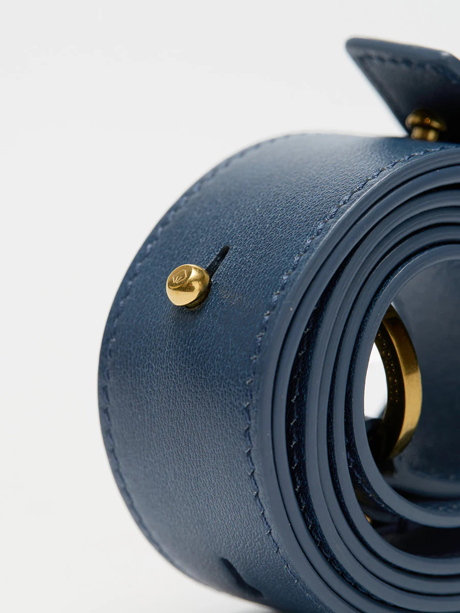 Küçük Gather Çanta Seti – Lacivert (Kontrast Ton)