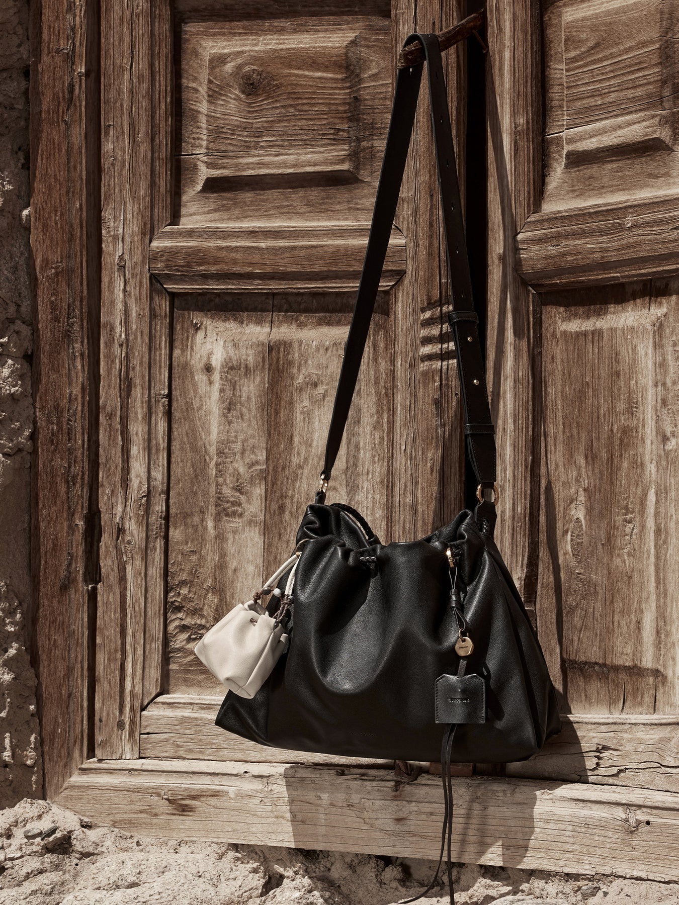 Küçük Gather Çanta Seti – Oniks