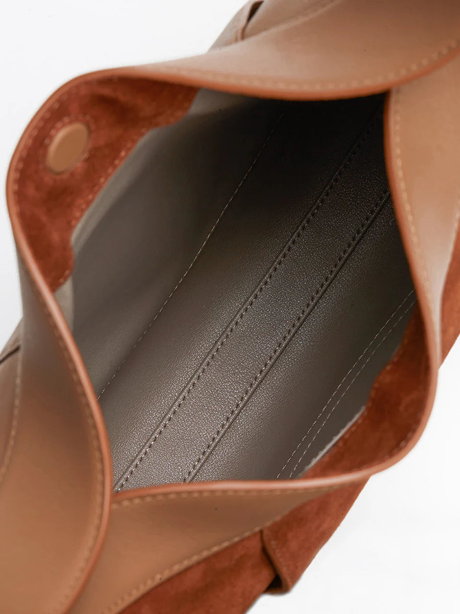 Büyük Luna Çanta (Yeni Versiyon) - Karamel