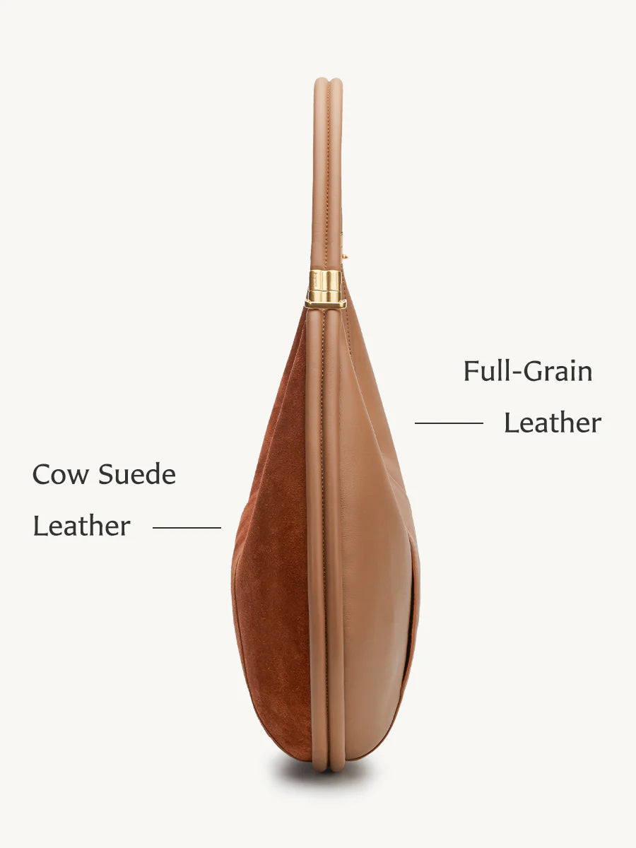 Büyük Luna Çanta (Yeni Versiyon) - Karamel