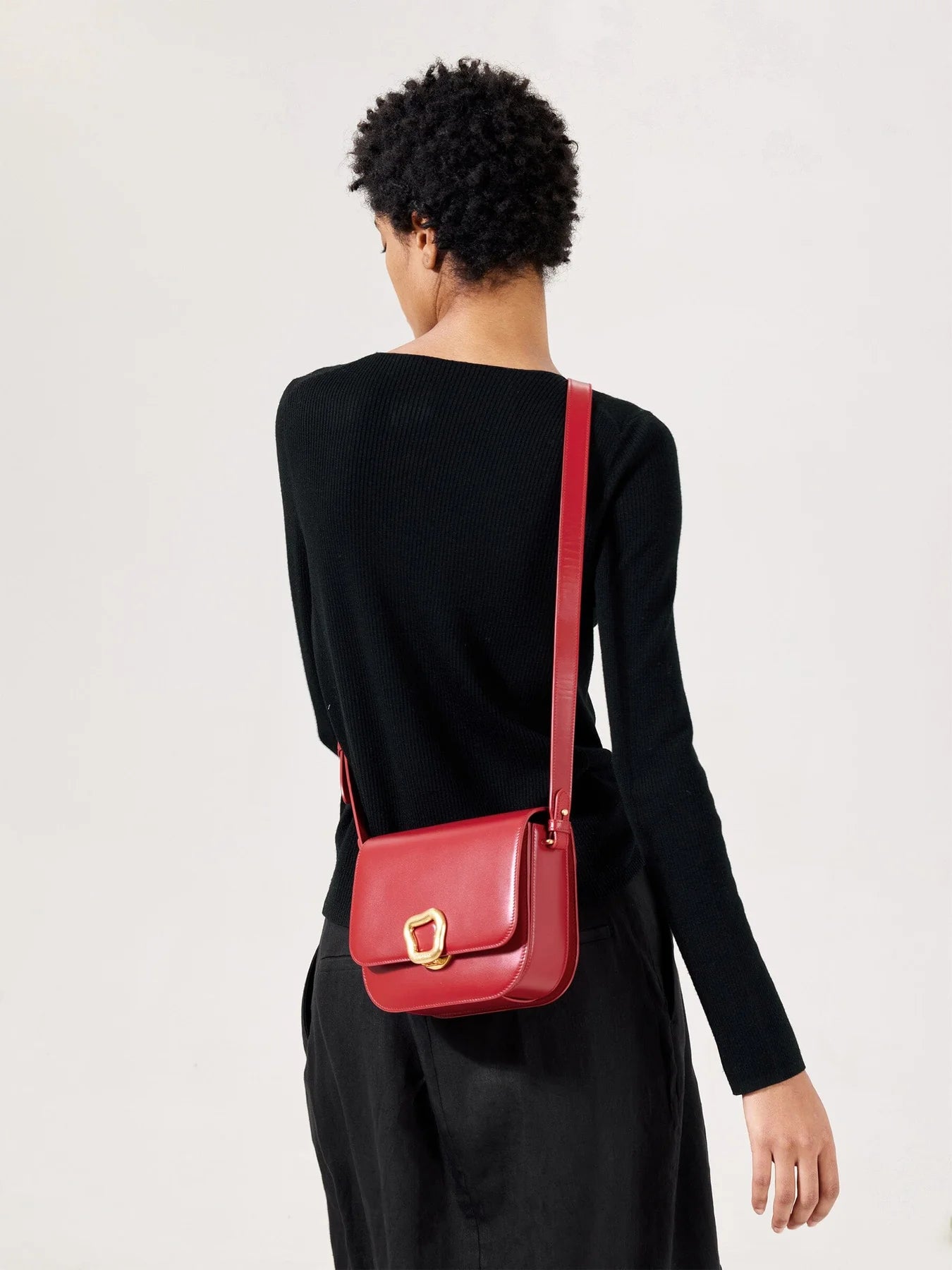 Orta Boy Reset Tofu Çanta – Şanslı Kırmızı