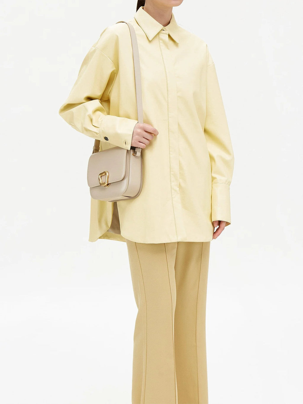 Orta Boy Reset Tofu Çanta – İnci Grisi