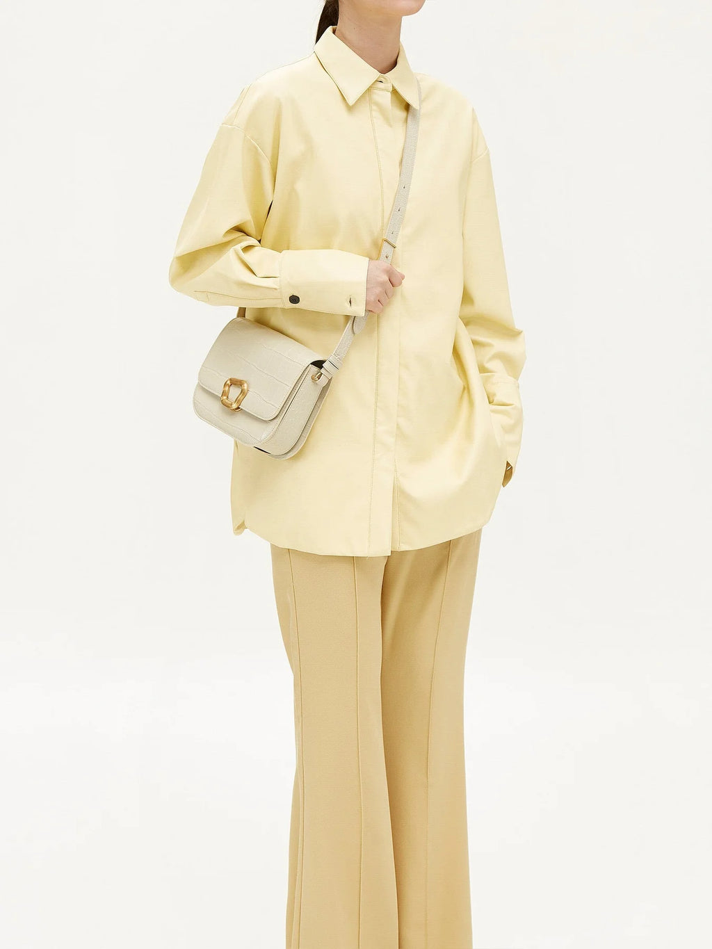 Orta Boy Reset Tofu Çanta – Vanilya