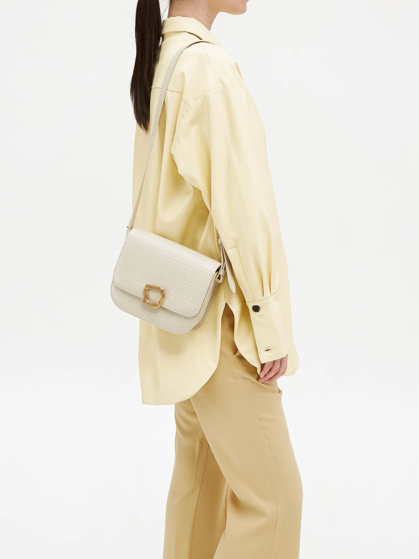 Orta Boy Reset Tofu Çanta – Vanilya