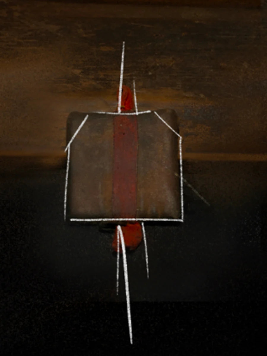 Küçük Gather Çanta Seti – Abanoz (Kontrast Ton)