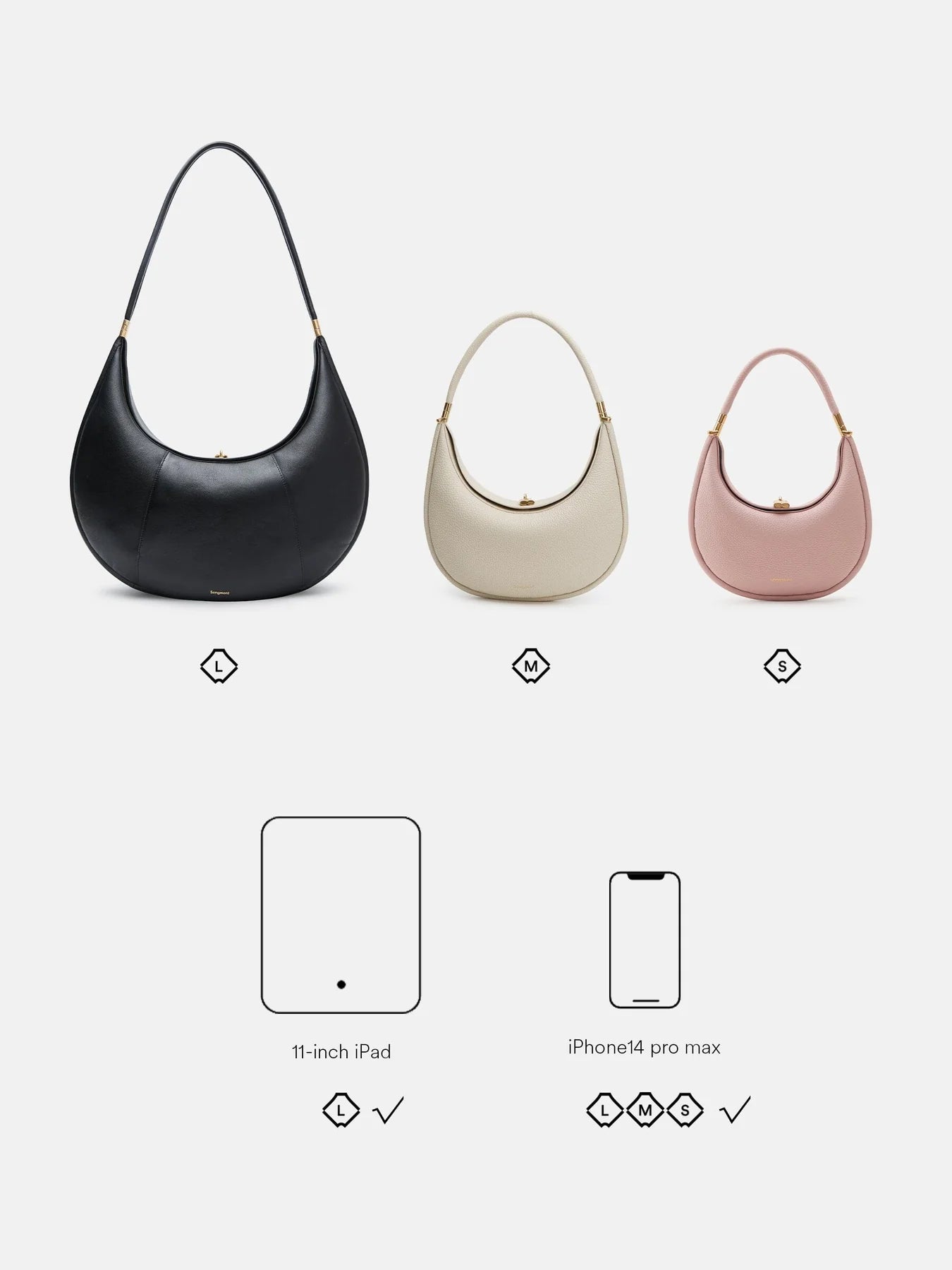 Küçük Luna Çanta - Fildişi